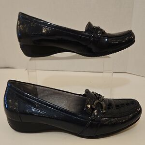 Women's Navy Loafers